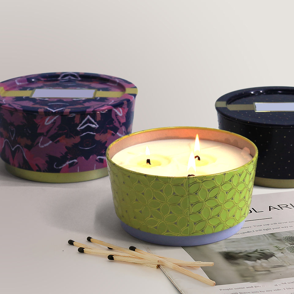 JYB luxury belly wax Candle Tin Can